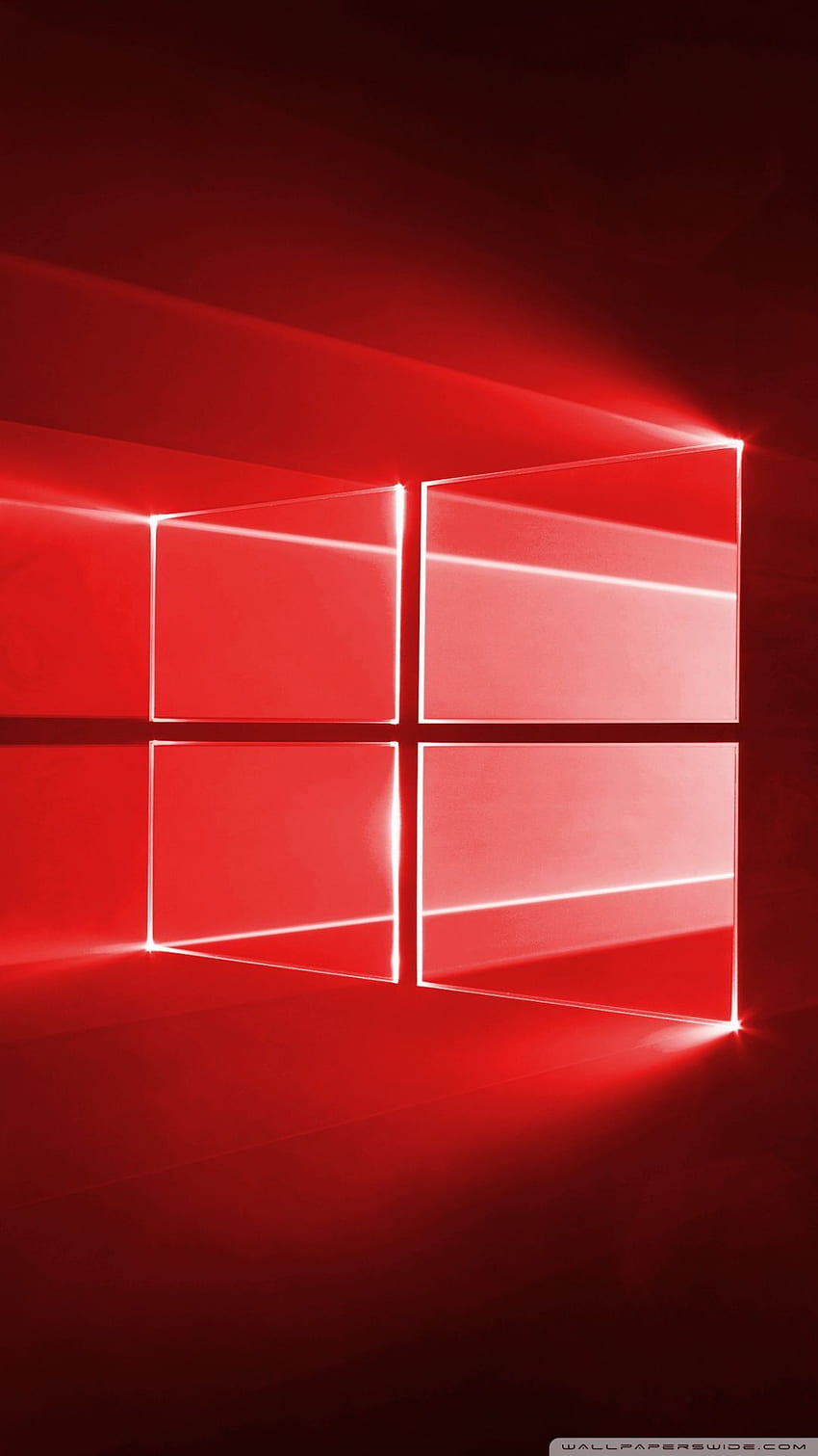 Windows 10 Red in ❤ for • Wide & Ultra HD phone wallpaper