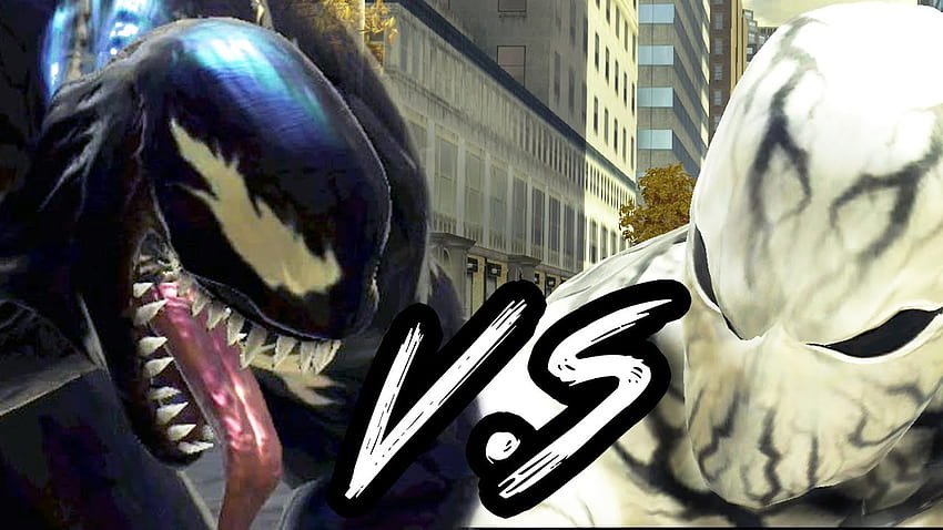 Anti Venom Spider Man VS Venom Battle!. Spider Man: Web Of Shadows, Spider-Man vs Venom HD wallpaper