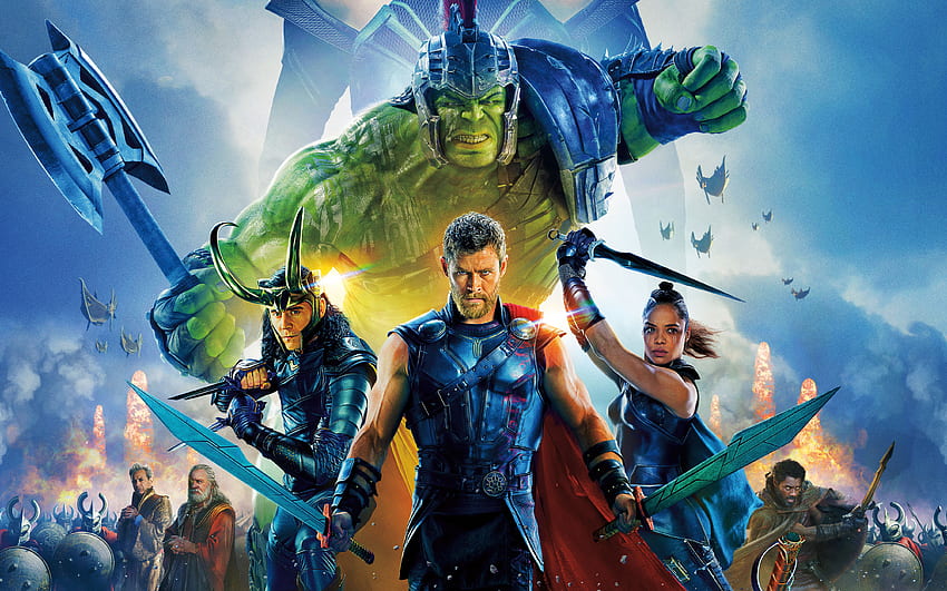 Thor: Ragnarok, film, poster, oyuncular, 2017 HD duvar kağıdı
