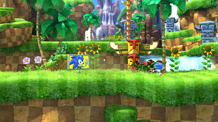 Sonic Generations, Green Hill-Zone HD-Hintergrundbild