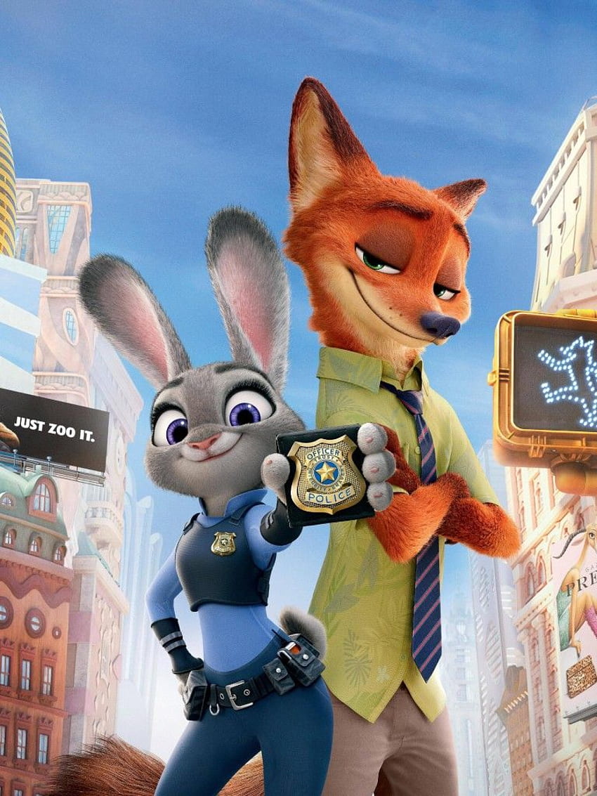 Zootopia, Judy Hopps, Nick Wilde, , , Movies,. for iPhone, Android, Mobile and HD phone wallpaper