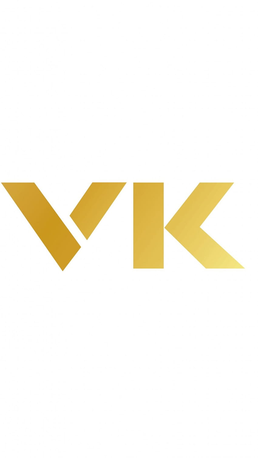 Vk v k letter alphabet logo black white icon Vector Image