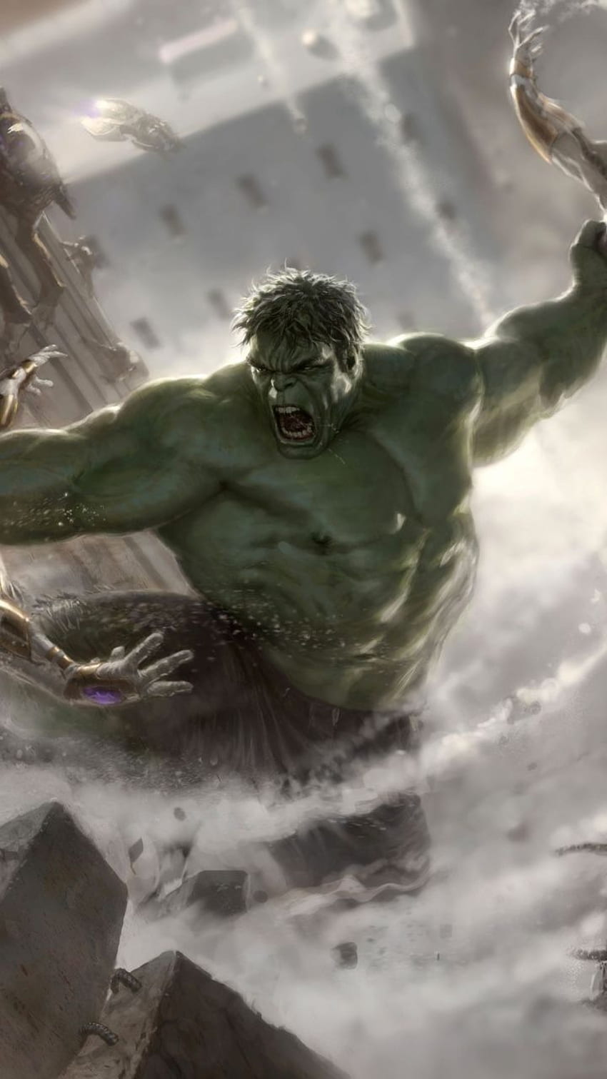 Wütender Hulk und Roboter, Avengers: Age of Ultron, Kunst, . Wütender Hulk, Hulk Artwork, Hulk Avengers, Grey Hulk HD-Handy-Hintergrundbild
