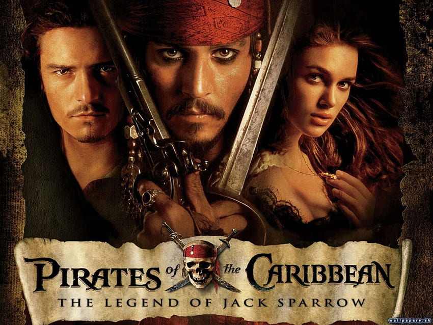 Pirates of the Caribbean the legend of Jack Sparrow, Johnny Depp ...