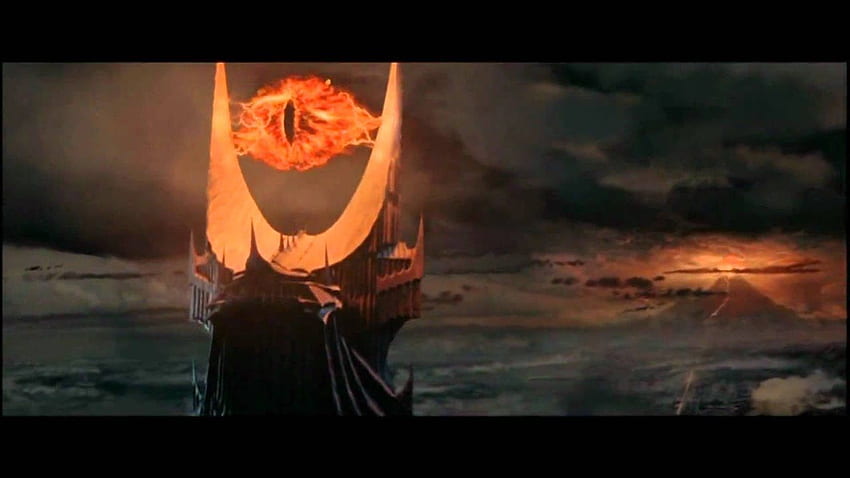 LOTR Barad Dûr / A Torre Negra, Olho de Sauron papel de parede HD