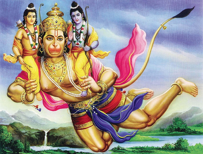 Latający Hanuman, latający Hanuman Tapeta HD