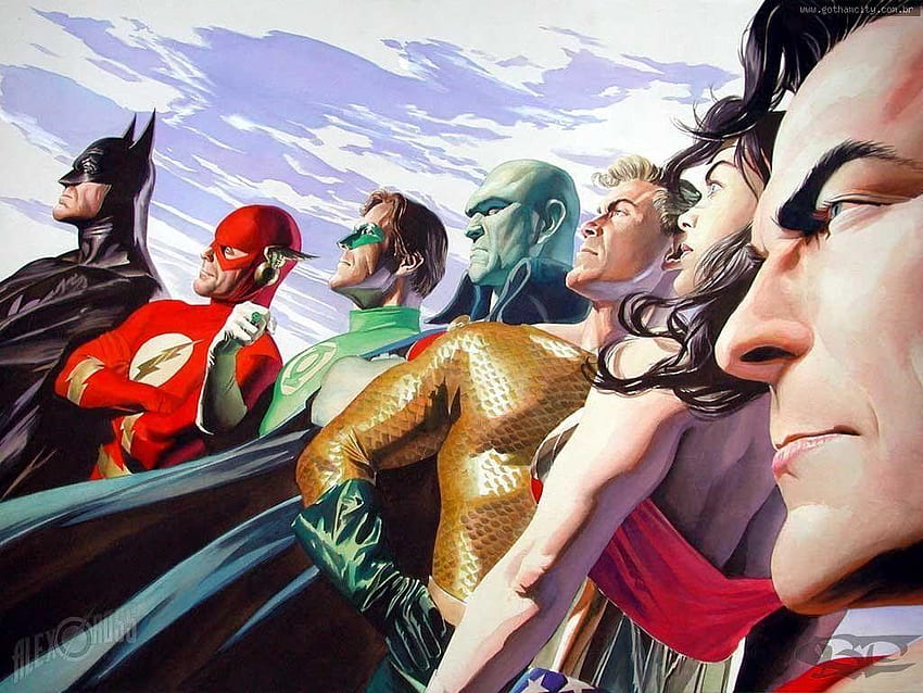 Alex Ross, Justice League Alex Ross HD wallpaper