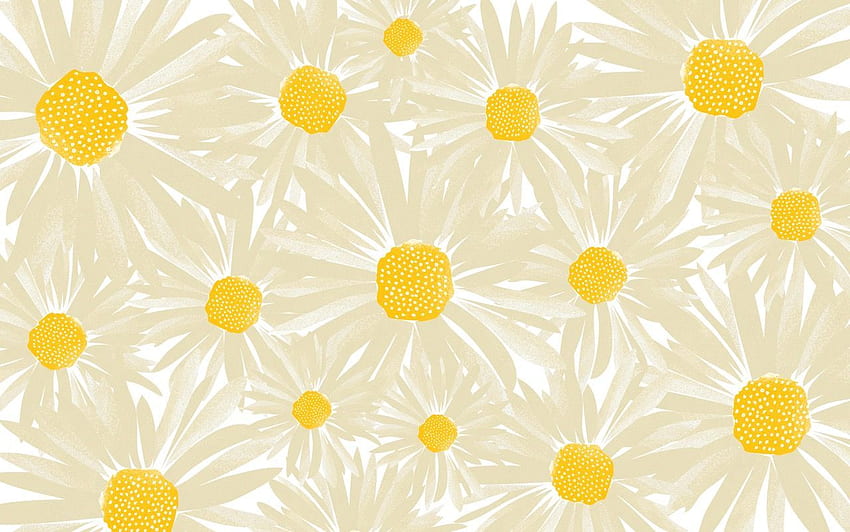 daisies . art, macbook, Computer, Daisy Aesthetic HD wallpaper