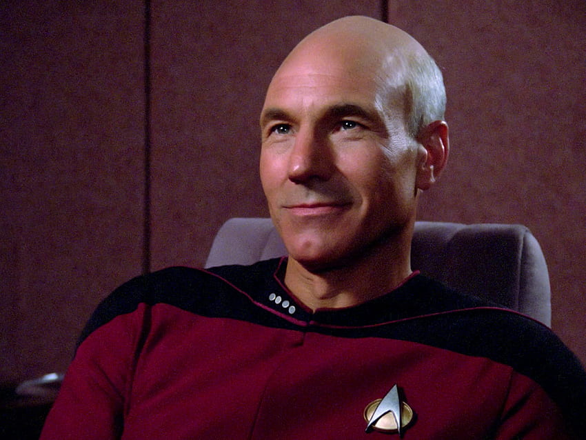 Jean Luc Picard Star Trek รุ่นต่อไป วอลล์เปเปอร์ HD