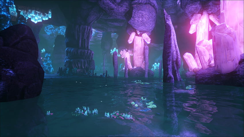 Crystalline Swamps (Aberration) - Official ARK: Survival Evolved HD wallpaper