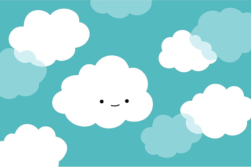 cute cloud for iphone - cute cloud for iphone HD wallpaper