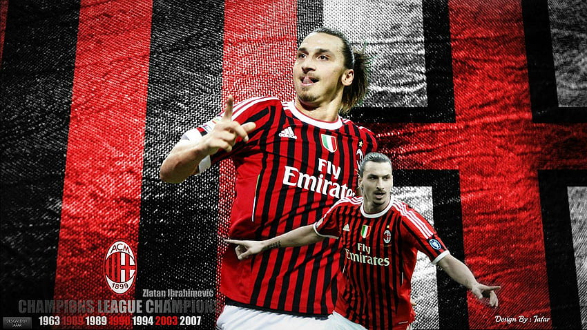 Zlatan Ibrahimović AC Mailand , Ibrahimovic Mailand HD-Hintergrundbild