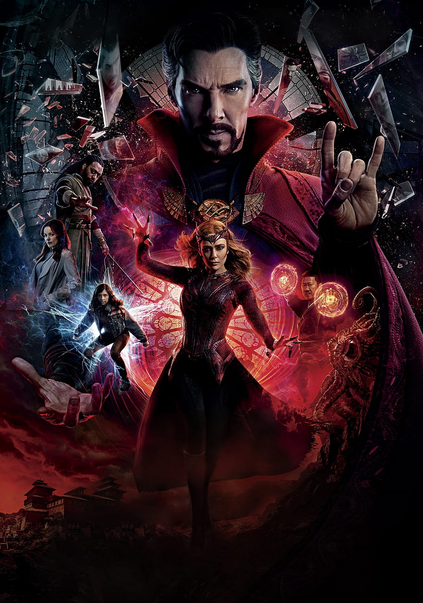Multiverse of Madness, Scarlet Witch, movie HD phone wallpaper