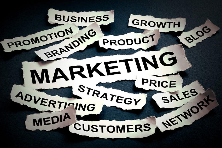 Маркетинг. Дигитален маркетинг, мрежов маркетинг и векторен маркетинг, бизнес стратегия HD тапет