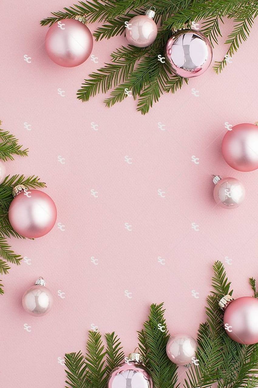 Pink Aesthetic Christmas Laptop Wallpapers  Wallpaper Cave