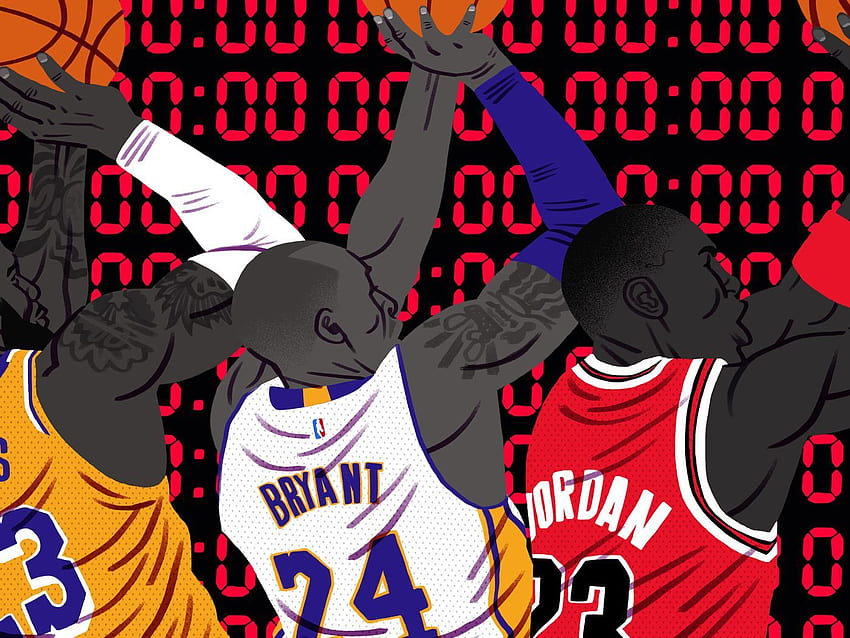 Los líderes de todos los tiempos de la NBA en juegos ganadores Buzzer Beaters The Ringer, Cool Michael Jordan Cartoon fondo de pantalla
