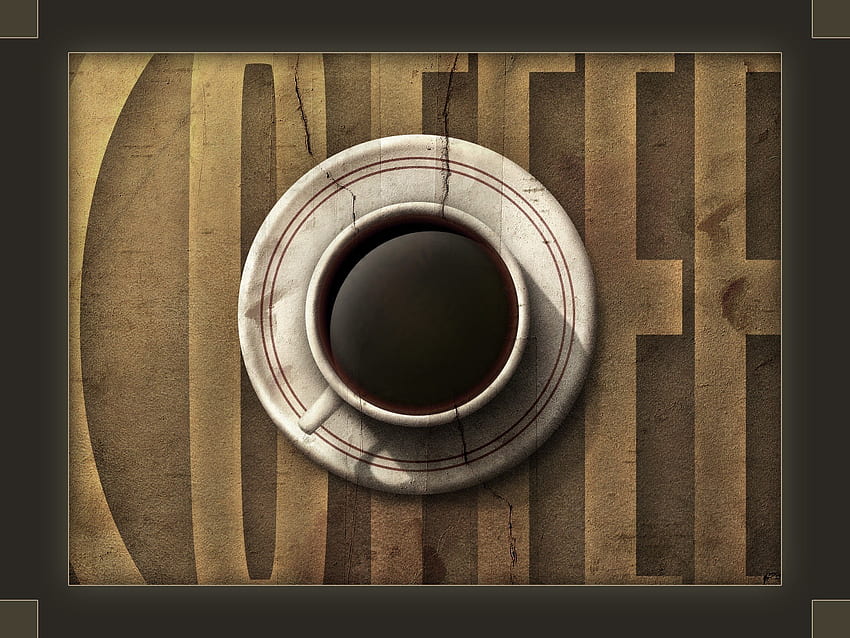 Rock Coffee, Stein, Kaffee, Tablett, Tasse HD-Hintergrundbild