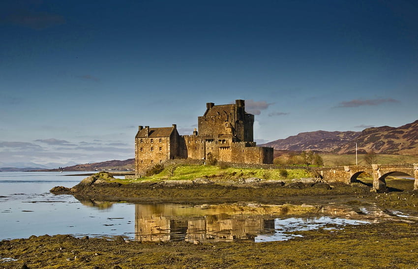 Castillo de Eilean Donan - Escocia, castillo de eilean donan, castillos, castillo, escocia fondo de pantalla