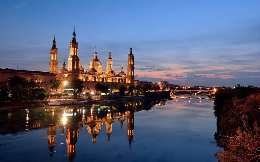 Basilica of Our Lady of the Pillar, Cathedral, Zaragoza HD wallpaper