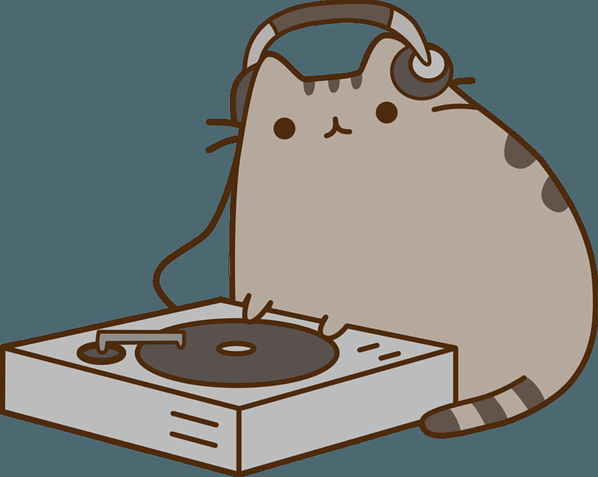 How to draw Cute Pusheen the cat DJ 