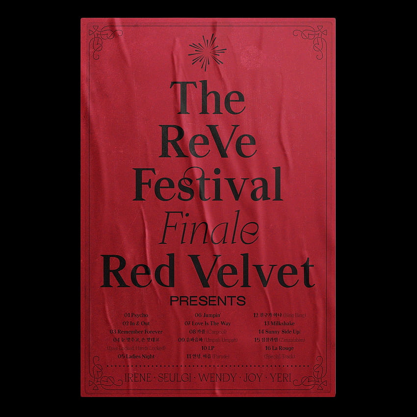 Red Velvet - 'The ReVe Festival' Finale (Track List Teaser) : kpop, Psycho Red Velvet HD phone wallpaper
