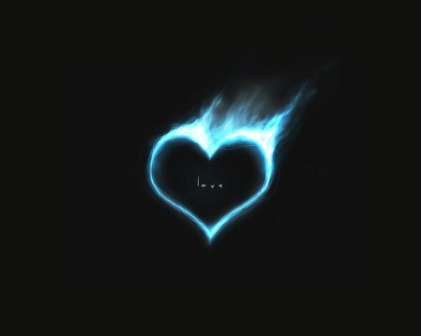 Seni, Api, Cinta, Hati, Membakar, Membakar Wallpaper HD