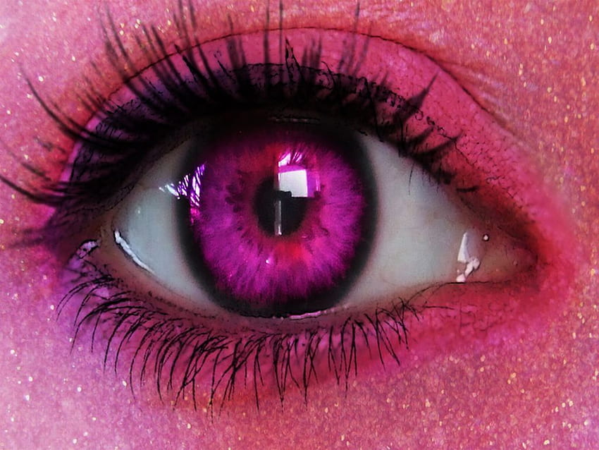 Pink eyes, Pink eye , Pink eye HD wallpaper | Pxfuel