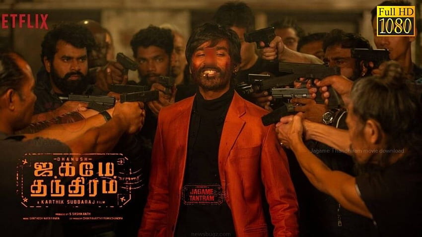 Jagame Thandhiram (2021) Film Tamilrockers Isaimini, Jagame Thanthiram Sfondo HD