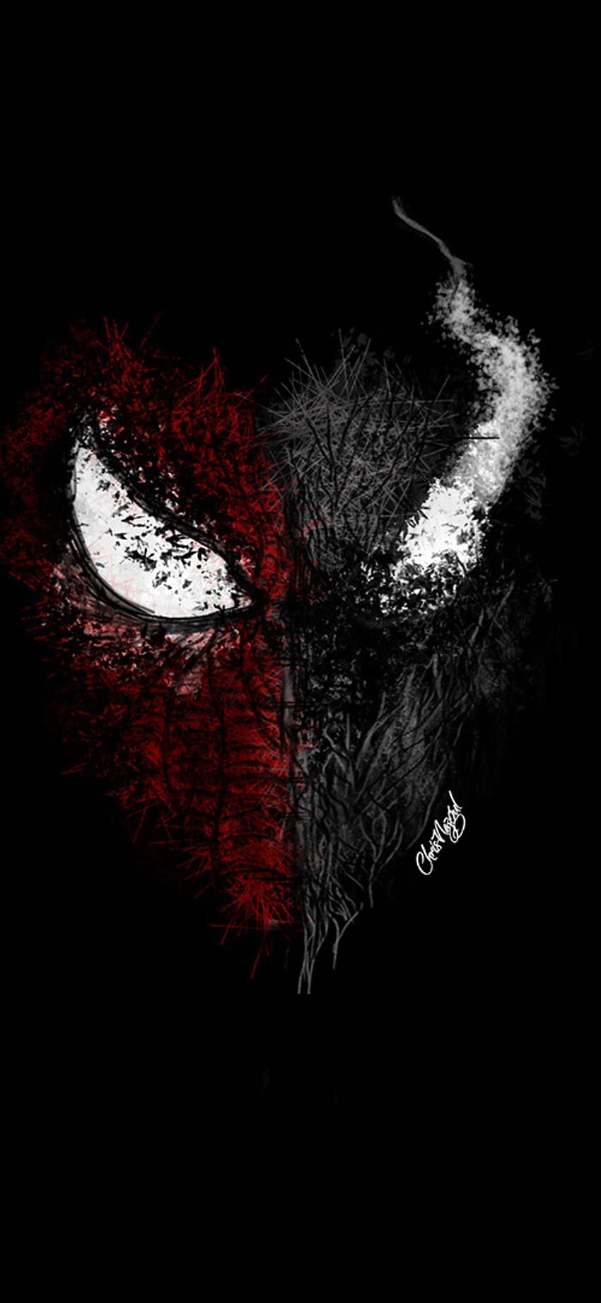 Cool Venom, Venom Red and Black HD phone wallpaper