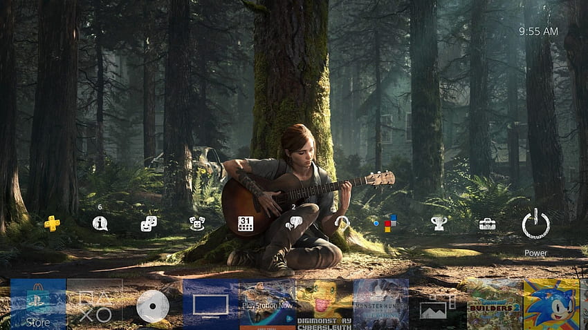 Holen Sie sich dieses atemberaubende dynamische The Last of Us 2 PS4-Design für Last of Us Part 2 HD-Hintergrundbild