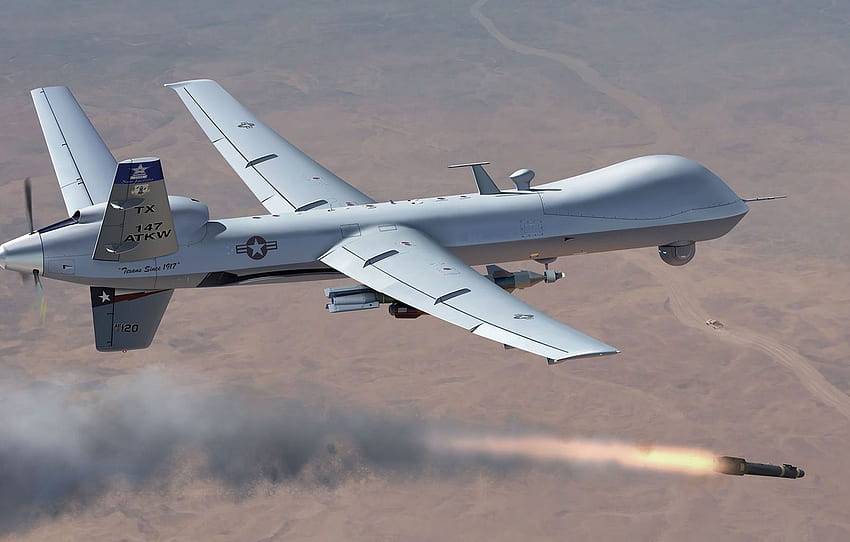 AS, Angkatan Darat AS, Drone, Reaper MQ 9, UAV Pengintaian Dan Serangan, Auletta For , Bagian авиация , Drone Militer Wallpaper HD