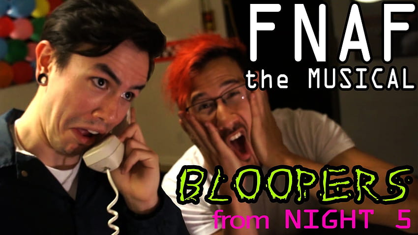 FNAF The Musical Night 5 **BLOOPERS!** (Markiplier, NateWantsToBattle, MatPat and Random Encounters) - YouTube HD wallpaper