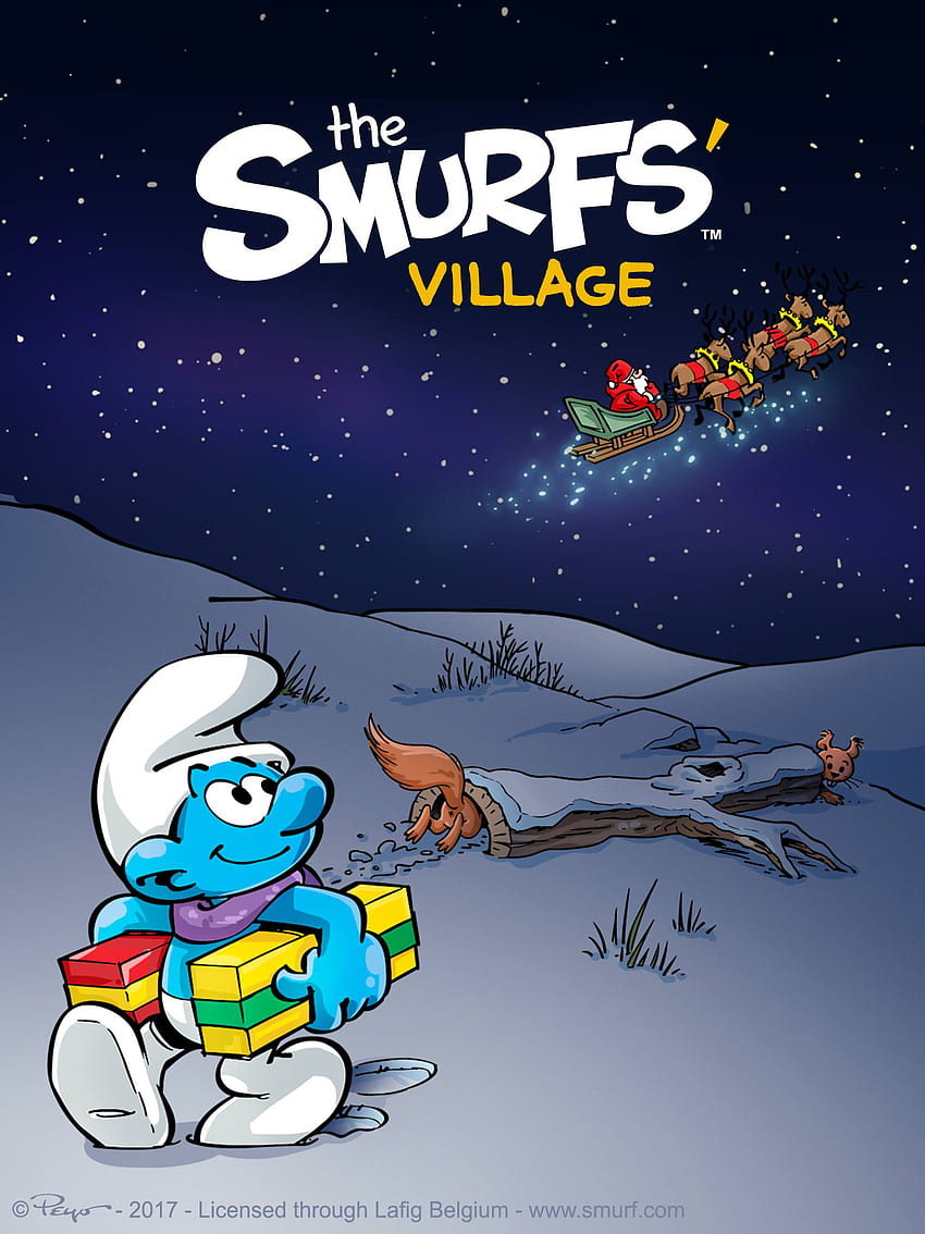 Get your original Smurfs' Village Christmas 2017 here! - Smurfs Forums, Belgium Christmas HD phone wallpaper