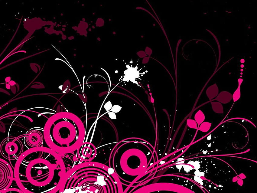 Coole Hintergrunddesigns. Rosa schwarzes Design HD-Hintergrundbild