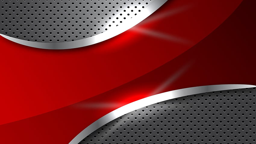 Abstract Red Metal, abstract, red, graphics, metal, vector HD wallpaper