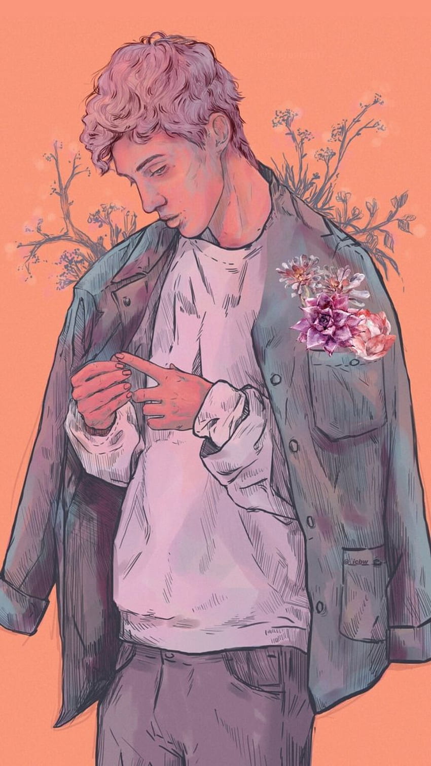 colors, troye sivan, art and lucky strike - HD phone wallpaper