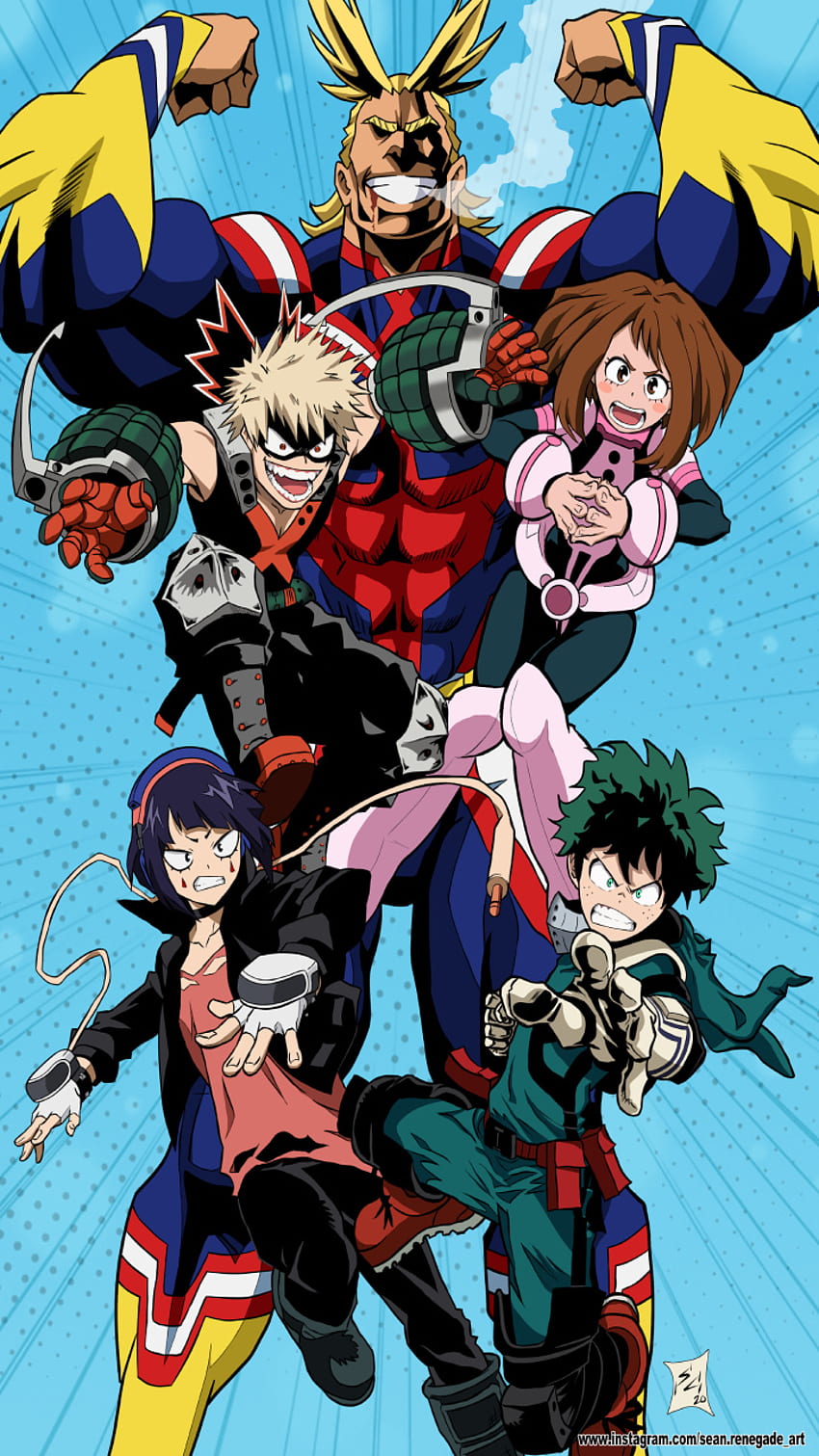 MHA , art, cartoon, deku, bakugou, allmight, bnha, ochako, jirou HD ...