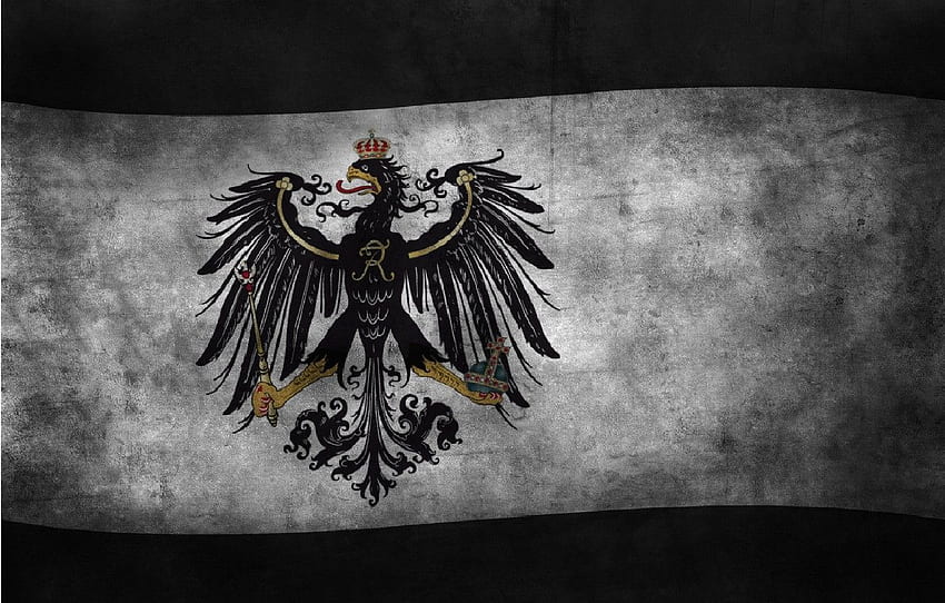 флаг, орел, знамена, Германия, Кралство, Империя, Кралство, Бранденбург, хора, Германия, Прусия, бранденбург, Прусия, богат, Кралство, адлер за , раздел текстуры, Deutschland HD тапет