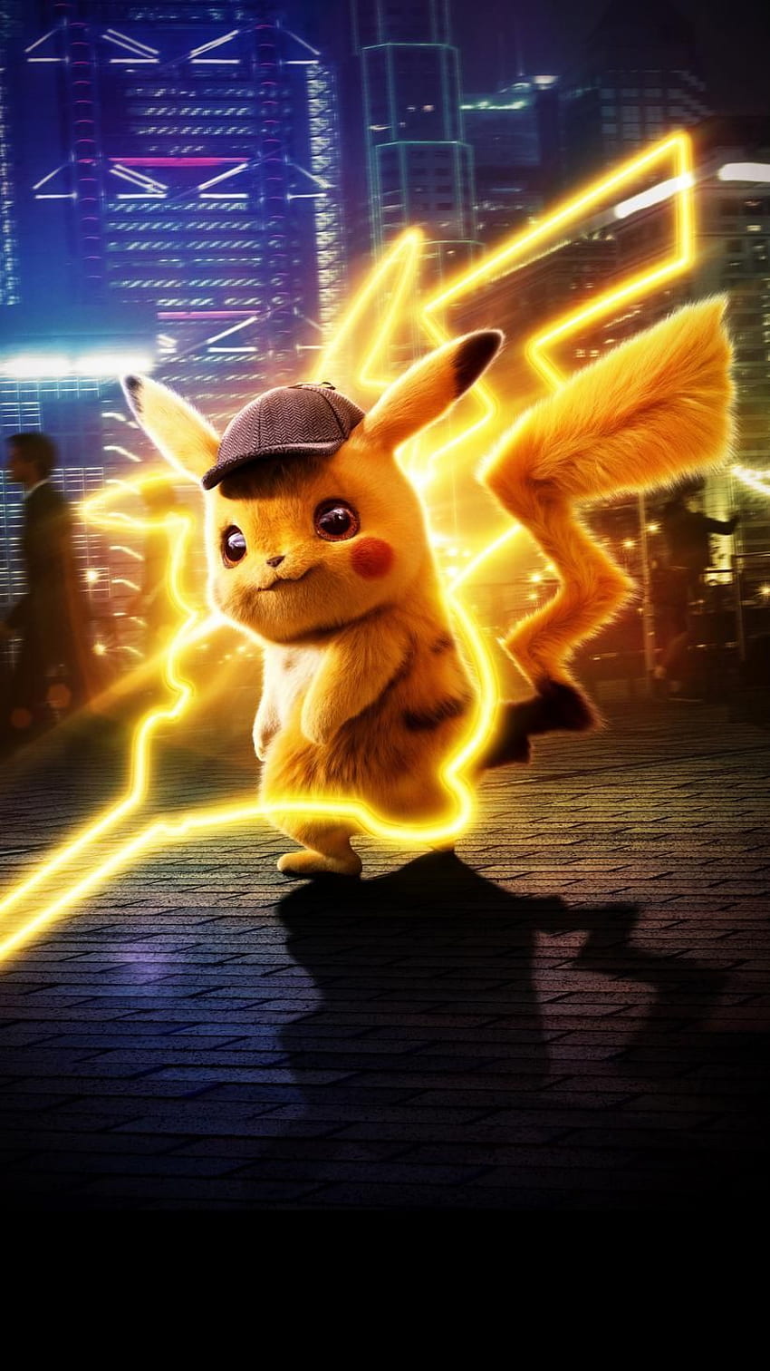 Pokémon Detective Pikachu (2019) Phone en 2020. Pikachu art, Pokemon background y Cute pokemon y Cool Pikachu fondo de pantalla del teléfono