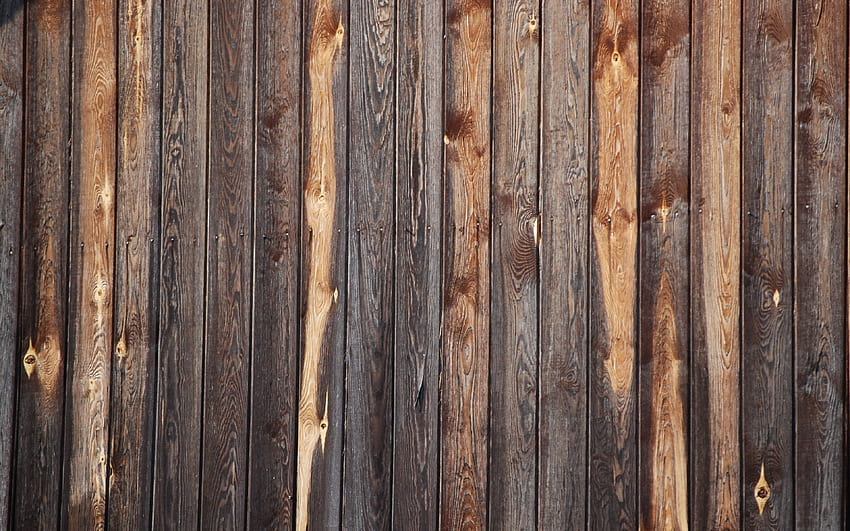 papan kayu vertikal, latar belakang kayu coklat, makro, latar belakang kayu, papan kayu, papan kayu, latar belakang coklat, tekstur kayu Wallpaper HD