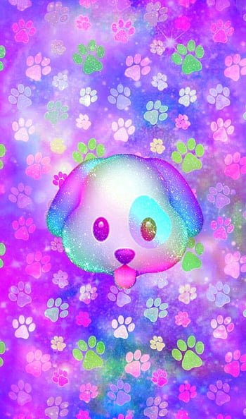 Galaxy Puppy Emoji, made by me. Emoji , Phone background patterns ...