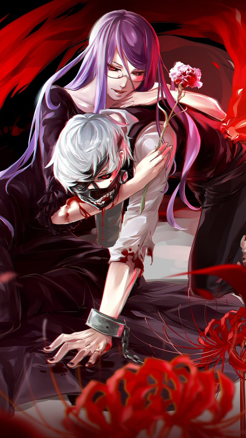 2160x3840 4k Ken Kaneki Tokyo Ghoul Sony Xperia X,XZ,Z5 Premium