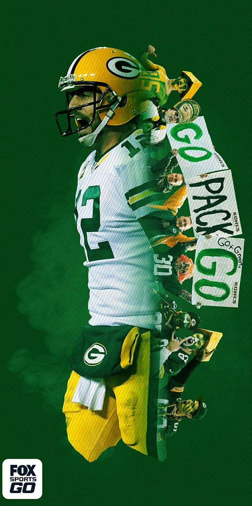 Backgraund Green Bay Packers Papel de parede de celular HD