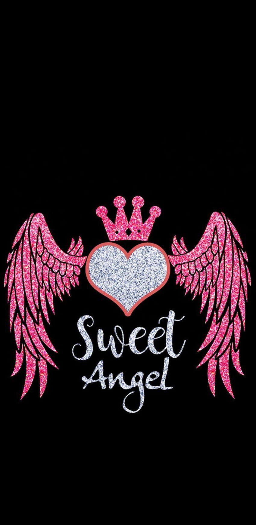 Premium Vector  Heart wings with engraving ornament