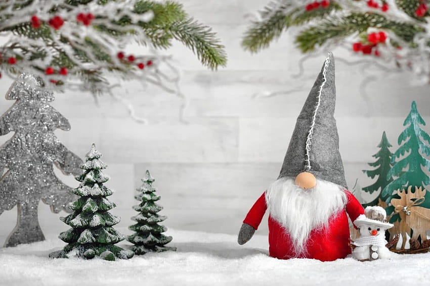 Gnomos escandinavos: uma história de gnomos na Suécia e na Noruega, Christmas Gnome papel de parede HD