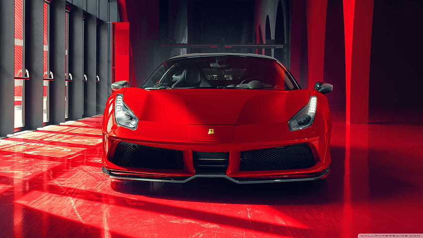 Cool Red Ferrari Car 2018 Ultra Background for U TV : 멀티 디스플레이, 듀얼 모니터 : 태블릿 : 스마트폰, 1440P 자동차 HD 월페이퍼