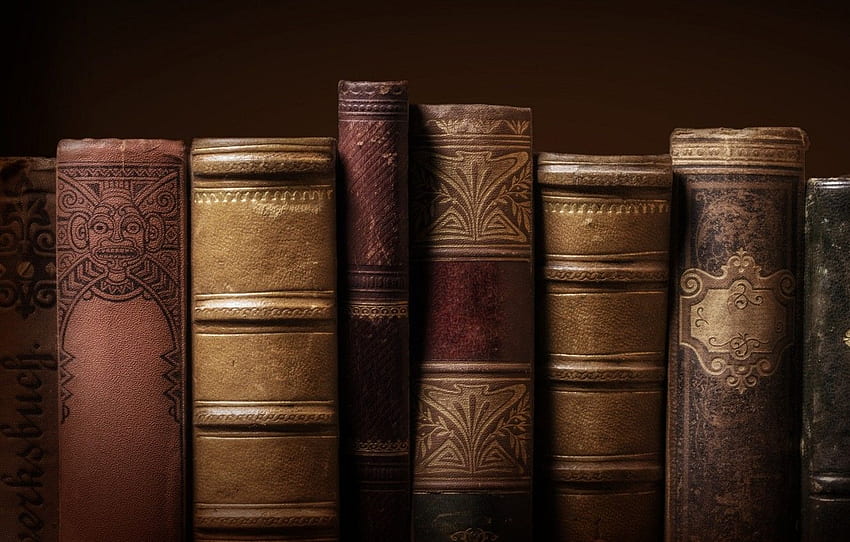 books, cover, books, literature, literature for , section разное, Leather Book HD wallpaper