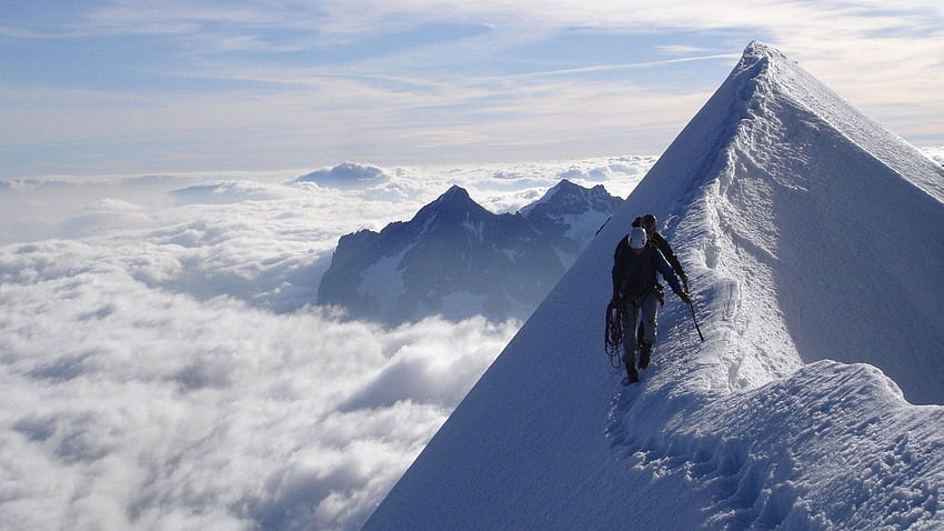 Bela Montanha do Cume 287 . Everest, , Natureza, Escalada Alpina papel de parede HD