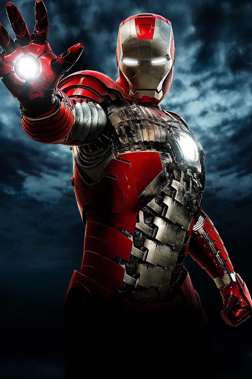 Iron Man 2 vertikal, Iron Man-Portrait HD-Handy-Hintergrundbild