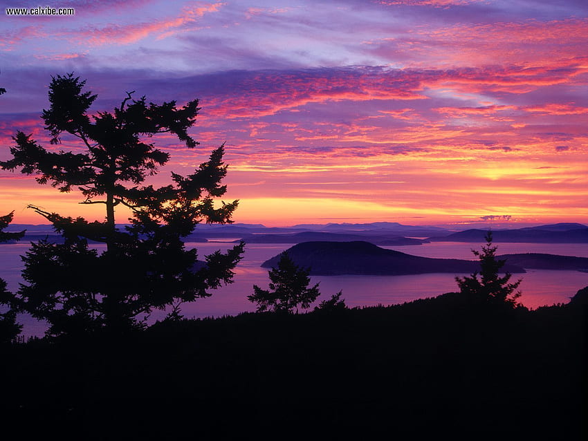 Puget Sound WA, Hemel, Natuur HD-Hintergrundbild
